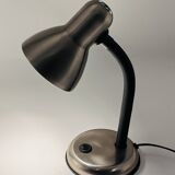 Brushed stainless steel lamp from the 90s