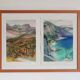 Lithographies Montagne Sainte Victoire, par Camille Hilaire