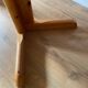 Round solid pine dining table with 2 extensions