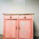 Commode rose vintage