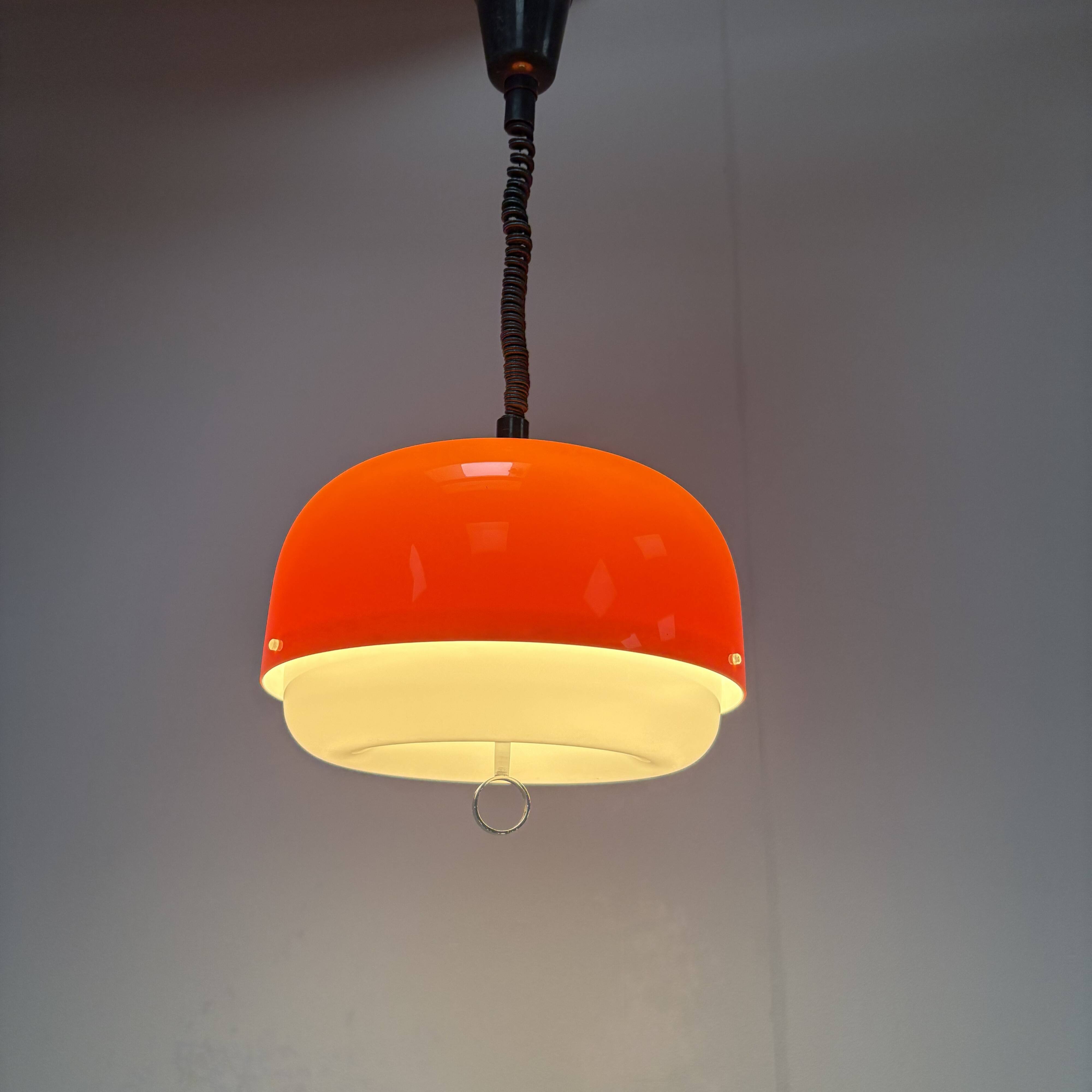 Suspension du milieu du siècle par Luigi Massoni pour Guzziny, années 1970, Italie