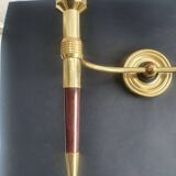 Pair of large torch-style wall sconces from the 1950s