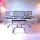 Set de 5 chaises B32 Cesca laque noire par Marcel Breuer années 80 Made in Italy