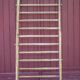 Ancienne barrière pour animaux bois vintage, espalier murale, porte-plantes