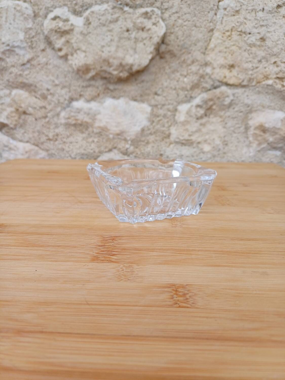 Cendrier en cristal d'Arques