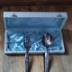 Cutlery baptism fork spoon silver metal box old box