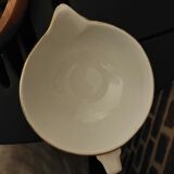 Old Saint Amand saucier and creamer bowl