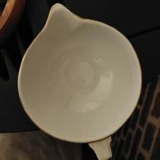 Old Saint Amand saucier and creamer bowl