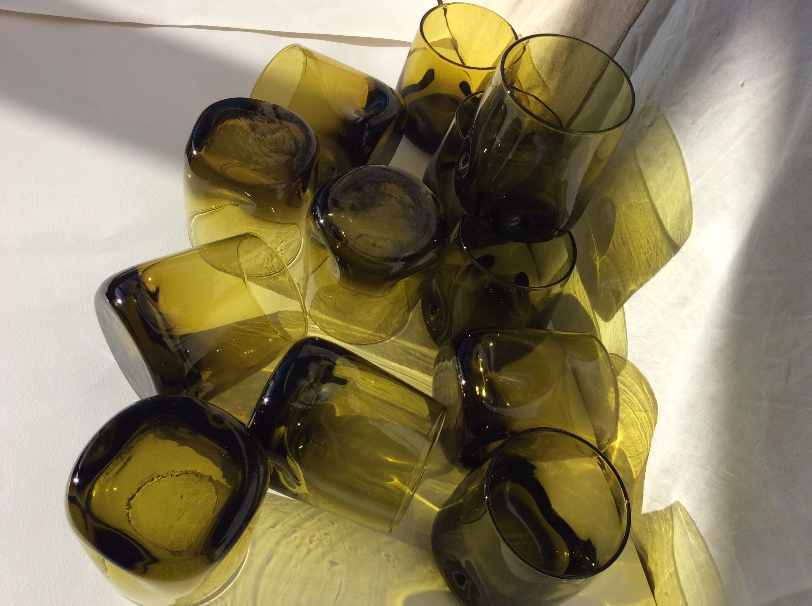 Set of 12 vintage glasses