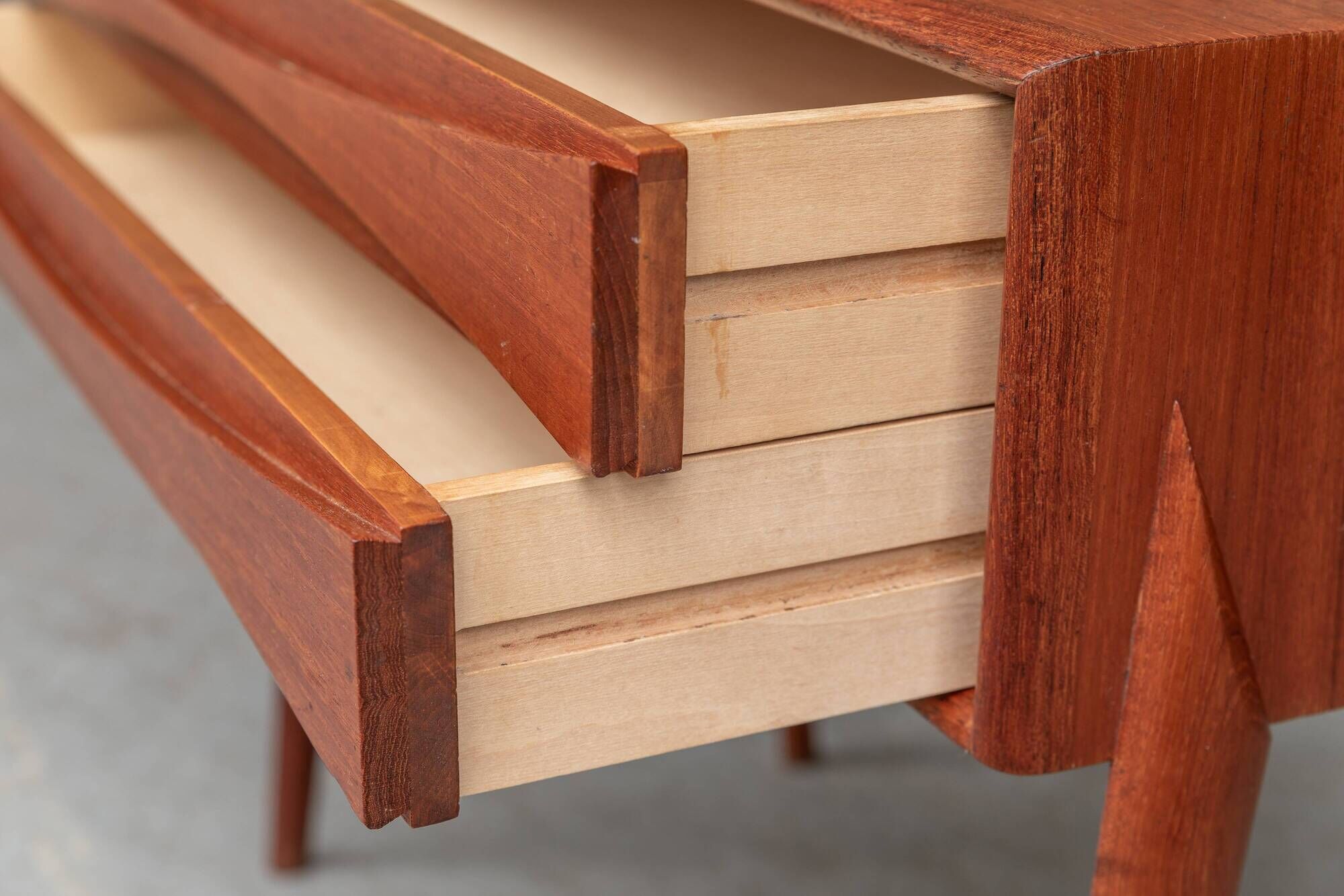 Rare chest of drawers by Rimbert Sandholt, Denmark, 1960's