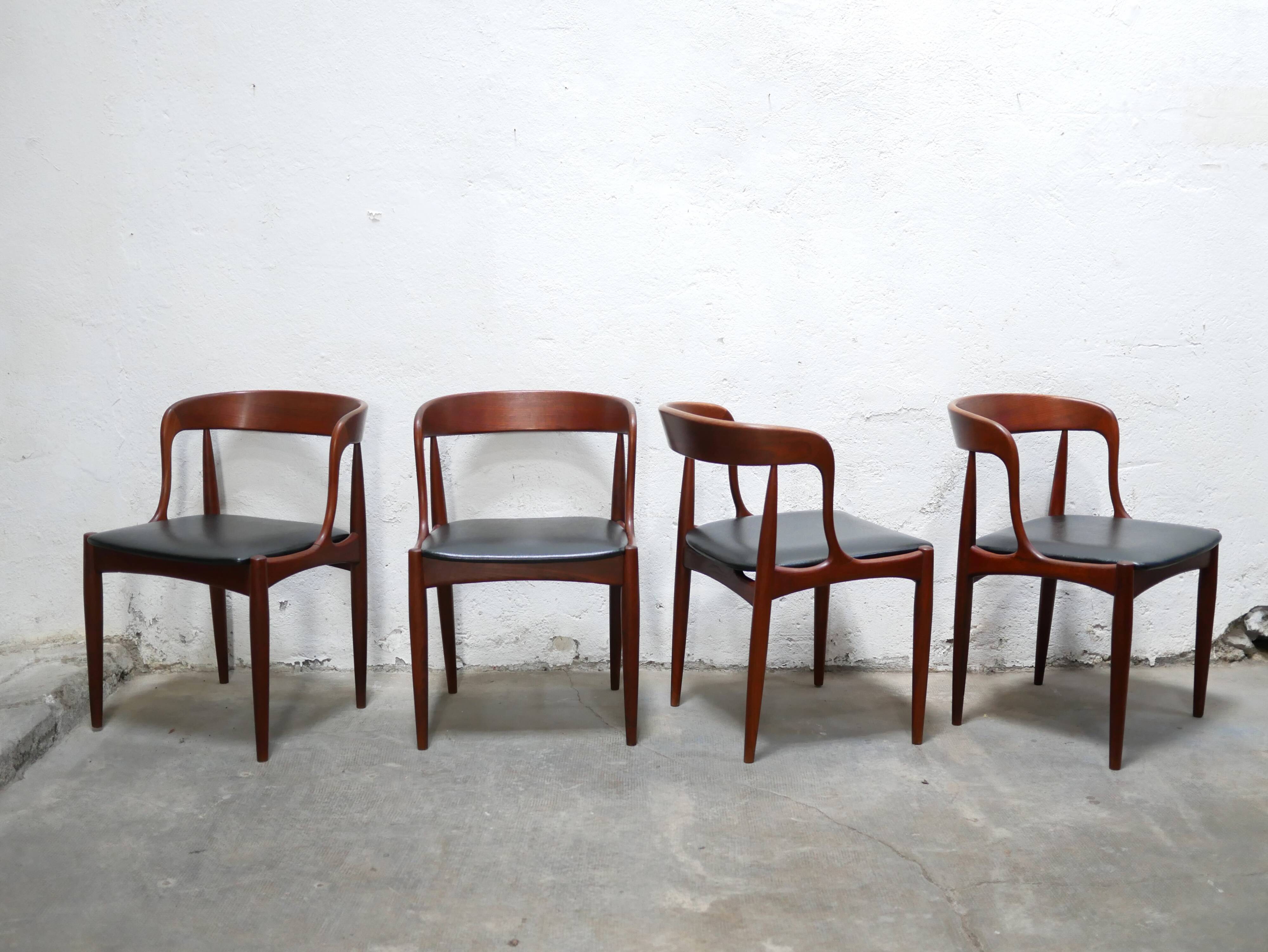 Scandinavian teak chair by J. Andersen for Uldum Mobelfabrik