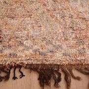 Peach Vintage Moroccan Wool Rug 188 x 317 cm , Berber Rug Handmade, Unique
