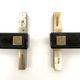 Diamant Art Studio Pair of Bauhaus cubist shaped Lamps. Marked 'New York 1938' & Numbered