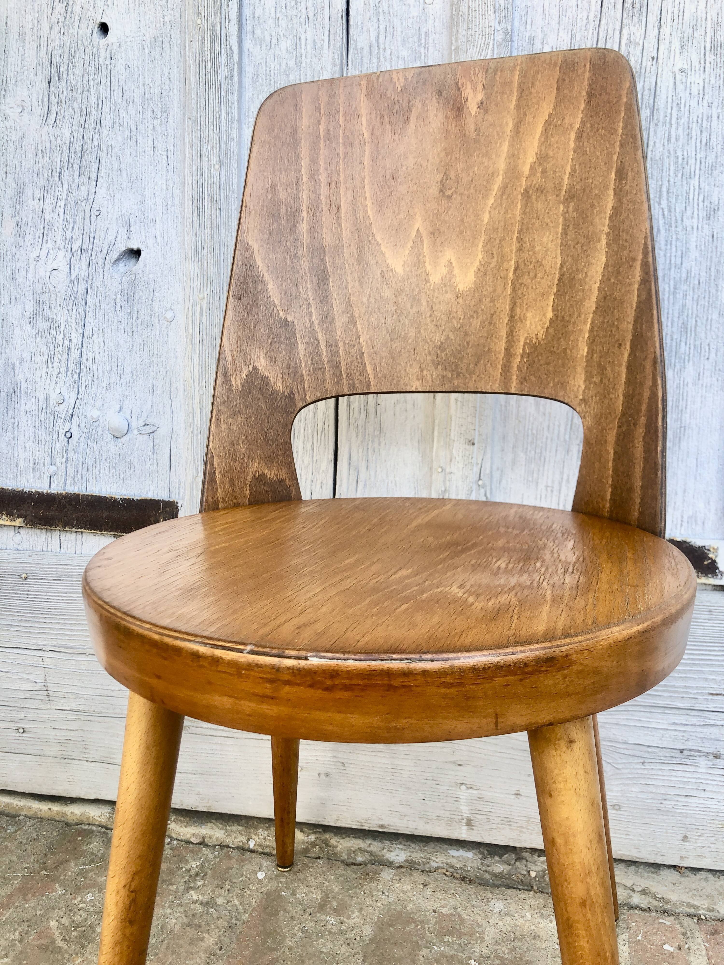 Set de 3 chaises bistrot Baumann Mondor