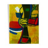 Original lithograph Estève Corne à licou 1968
