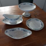 Set 4 pieces iron earth. Marguerites u&c sarreguemines