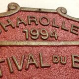 Plaque Competition Agricole Charolles Prix d'Honneur