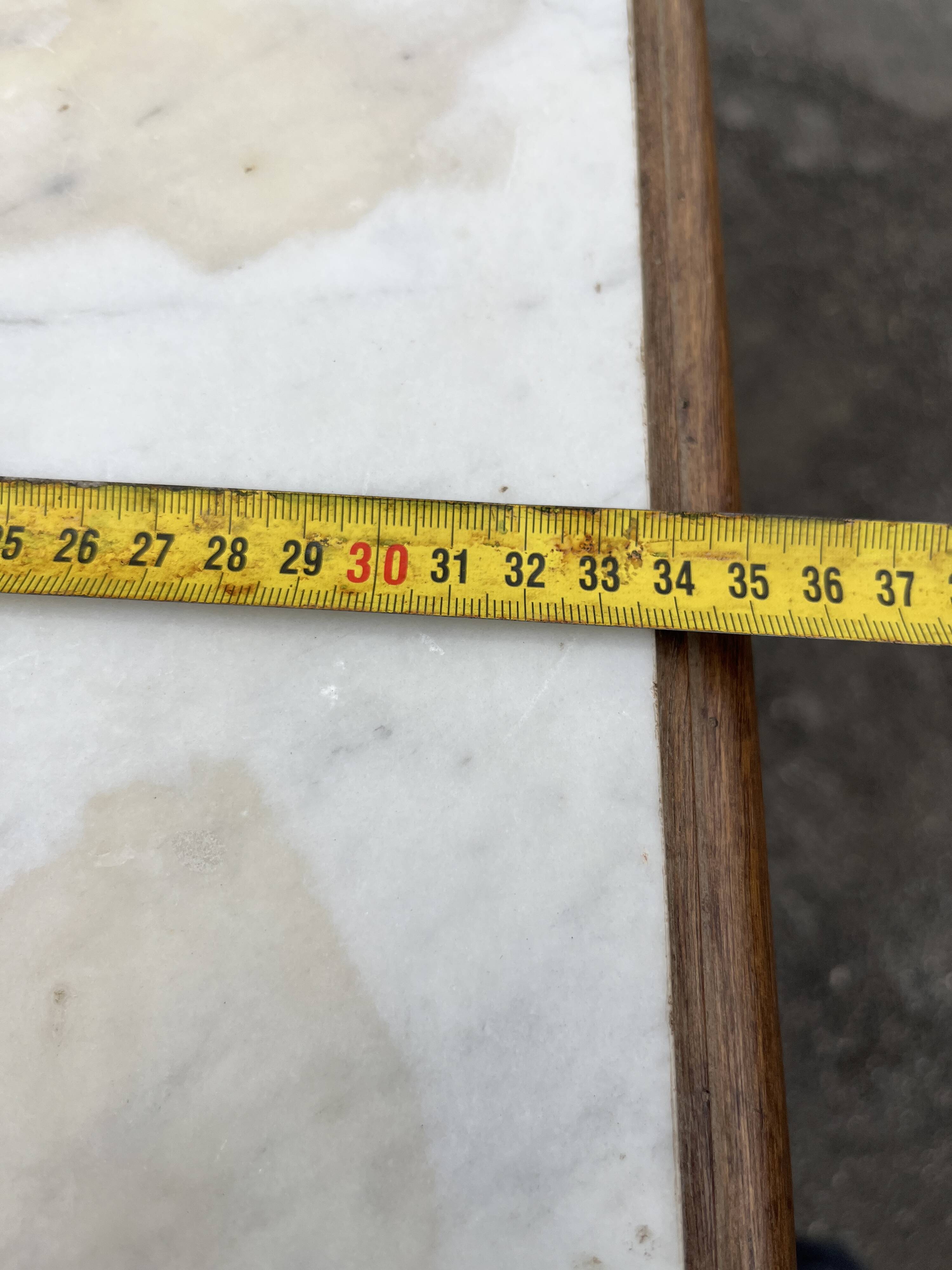 Large wooden and marble column/sheath