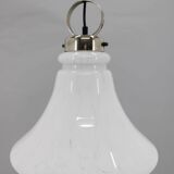 Suspension italienne en verre, années 1970