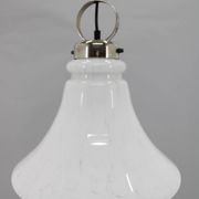 Suspension italienne en verre, années 1970
