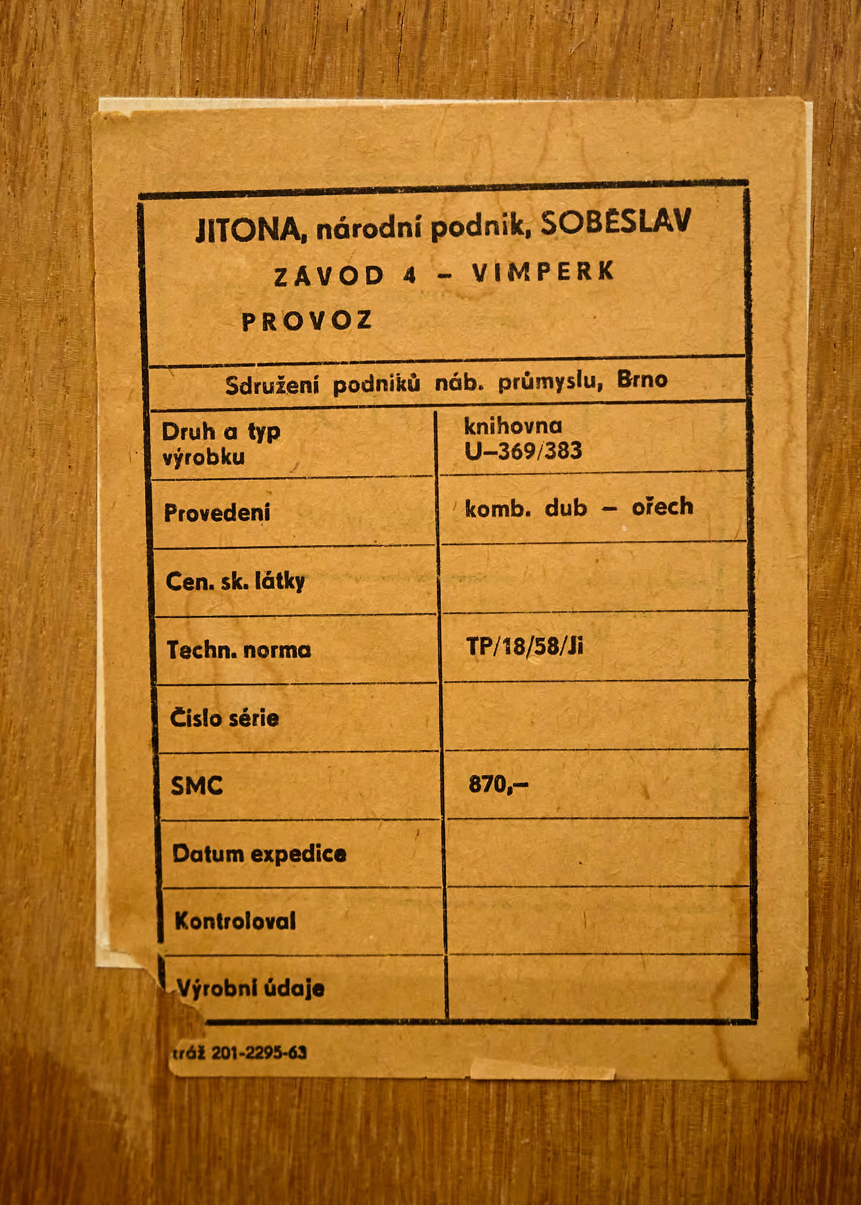 Meuble Vintage conçu par Hubert Nepožitek & Bohumil Landsman pour Jitona