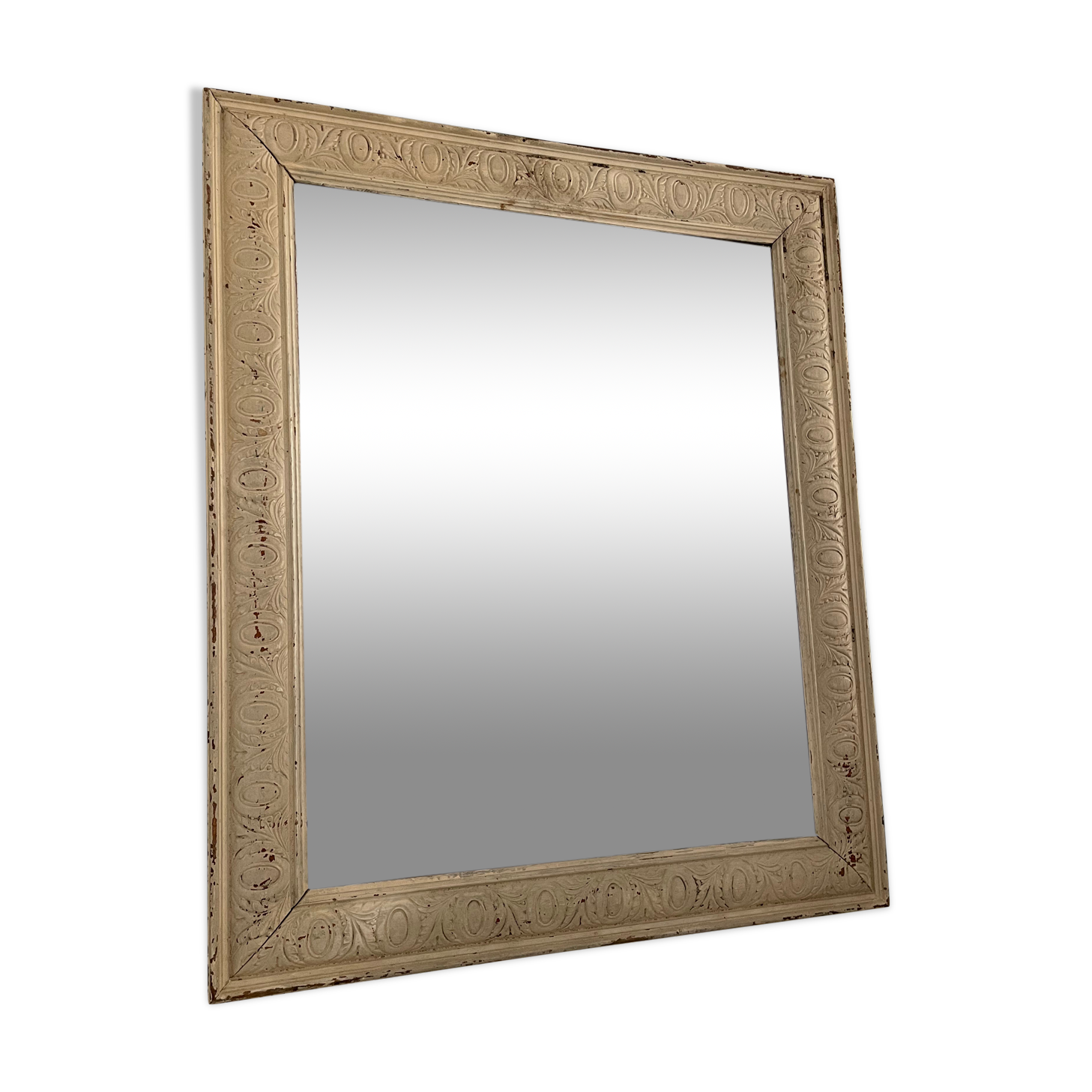 Miroir ancien verre mercurisé