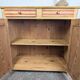 Rustic pine sideboard with two doors