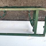 Console en fer forgé et marbre année 60