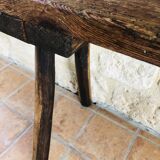 Banc de ferme en chêne , circa 40’s /50’s