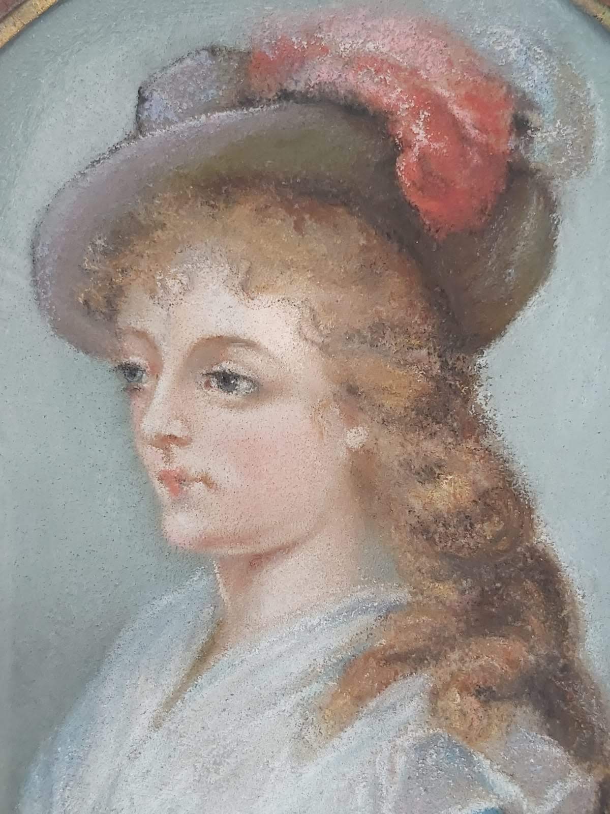 18th century pastel portrait