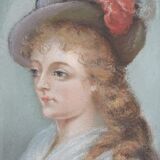 Portrait pastel 18ème siècle