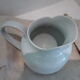 Creamer milk jar in white porcelain