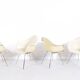 4 DAX Eames armchairs from the 60's Herman Miller mobilier international