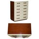 Ralph Lauren Modern Hollywood leather and wood chest of drawers