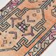 3x11 Vintage Runner Soft Orange Wool Runner Rug, Turkish Runner, 87x342Cm