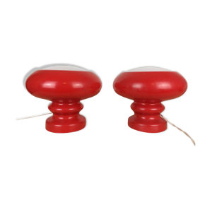 Paire de lampes champignon