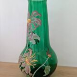 Art Nouveau vase in hand-painted blown glass – Legras style