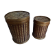 Boxes in rattan 70s