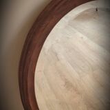 Miroir 58x84 ovale bois 1950