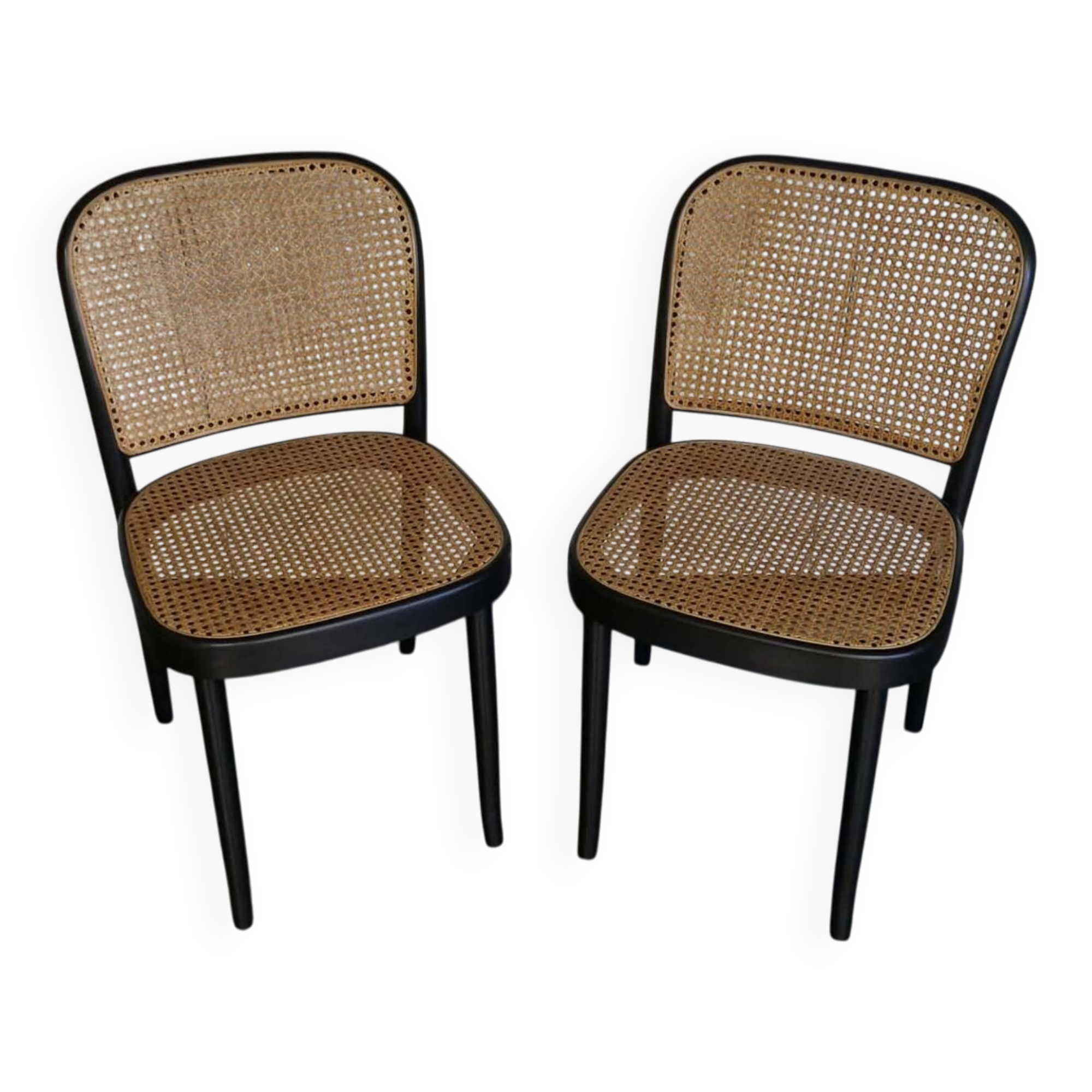 Set of 2 chairs no. 811 after Hoffmann, 1990s