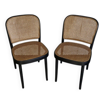 Set of 2 chairs no. 811 after Hoffmann, 1990s