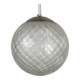 Vintage murano sphere ball pendant lamp Italy 1950s