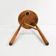 Tabouret trépied style Mid-Century, Danemark, années 1960