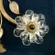 Large Italian gilt metal and crystal glass sconces from Banci Firenze, 1960s, set of 2