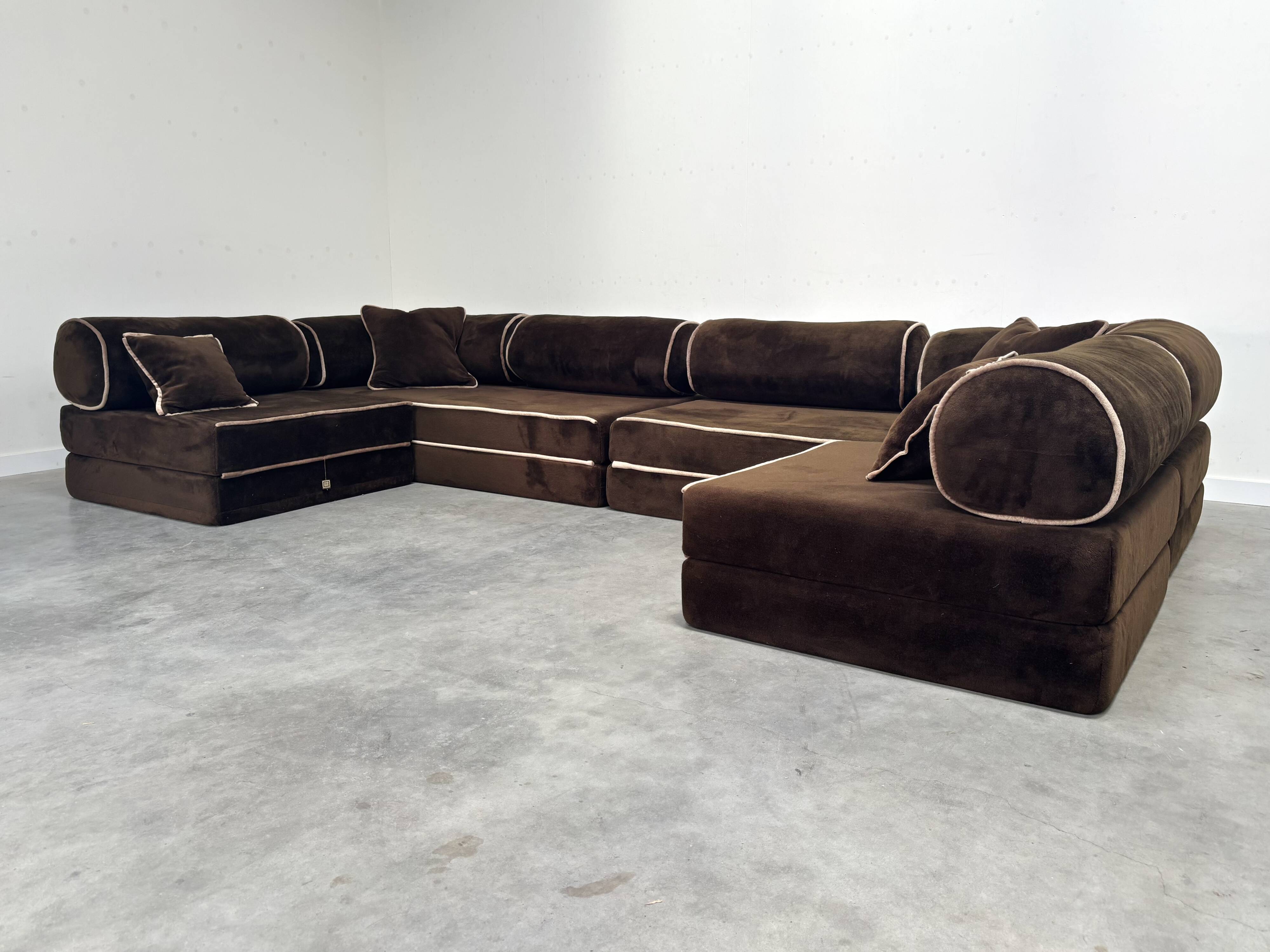 Ensemble de salon modulaire par RUF International, années 1970