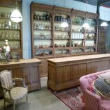 Early 20th century pharmacy window