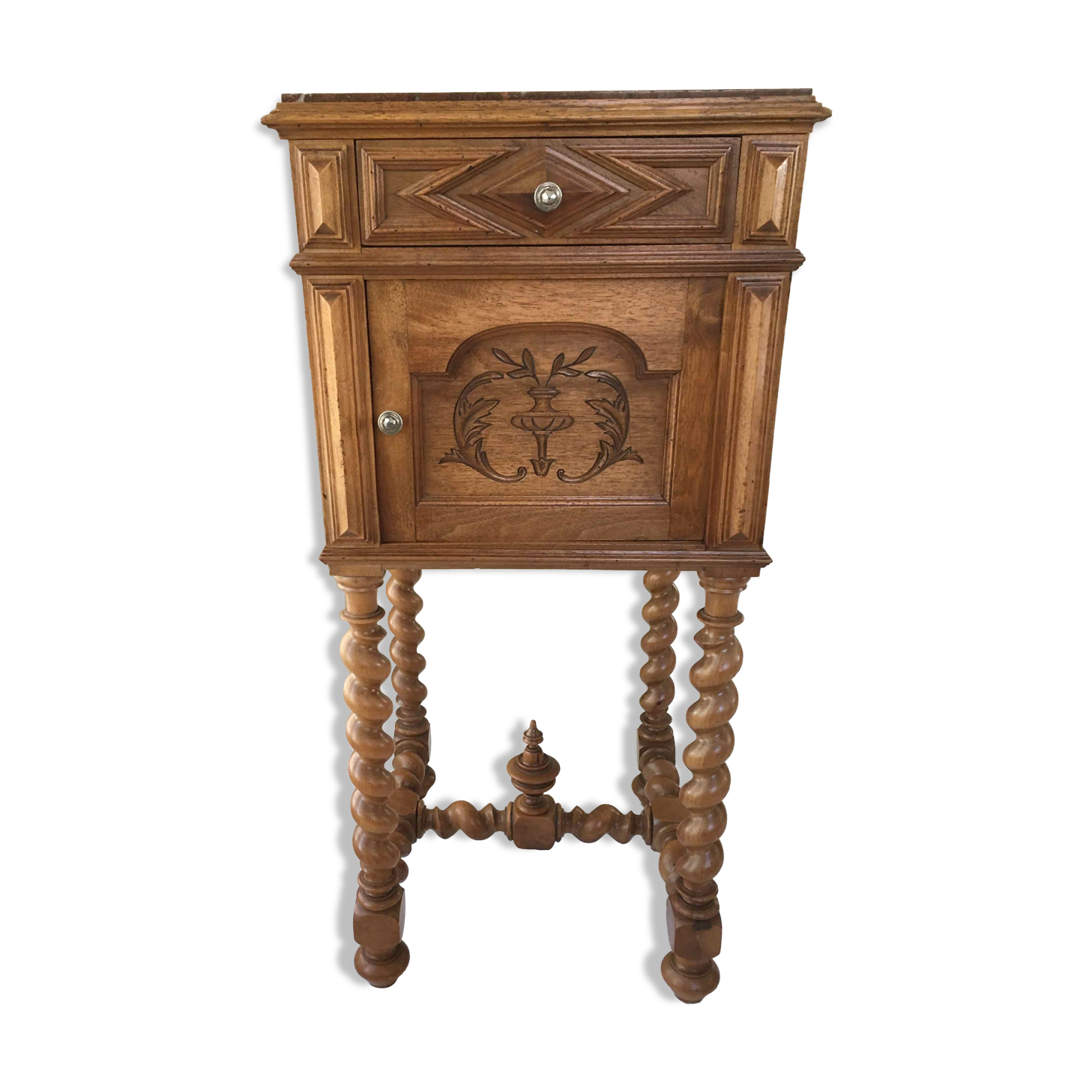 Table de nuit ancienne meuble d’appoint