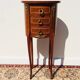 Console - table pedestal table marquetry style louis xv
