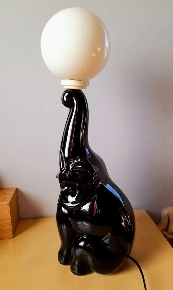 Elephant lamp 1980