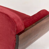 Gondole Art Deco period bench, France 1930